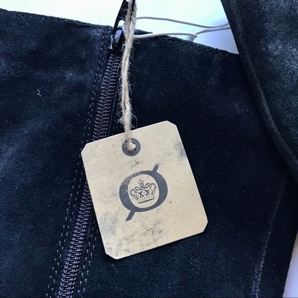 NWT Born Equestrian Poly Black Leather Riding Boot - Picture 2 of 6